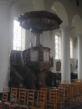 Restauration de la chaire de Bassevelde